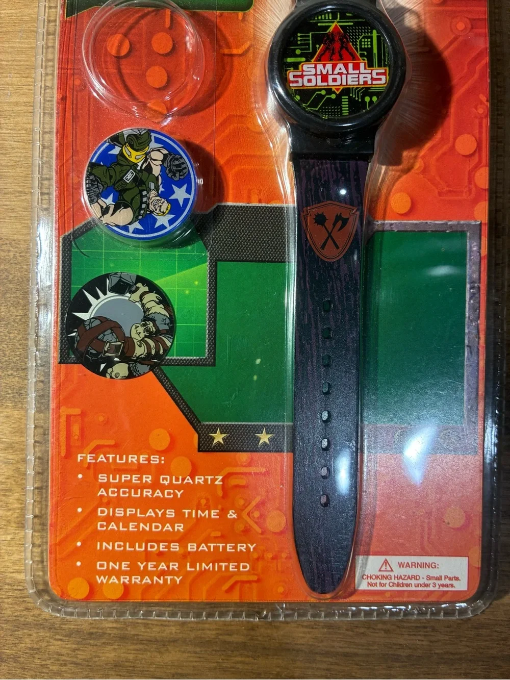 1998 Small Soldiers Timepiece Watch Innovative Time Sealed MIP 5 Lenses